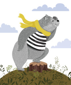 Fototapeta Medvěd cestovatel