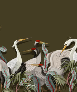 Fototapeta Jeřáby V Přírodě