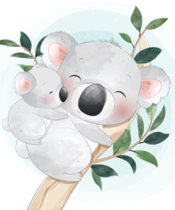 Fototapeta Koaly Na Stromě