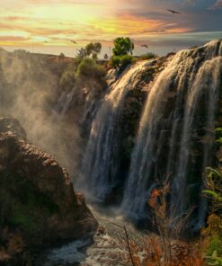 Fototapeta Vodopád na slunci
