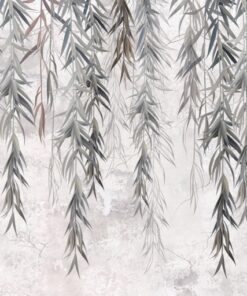 Fototapeta Šedé listy