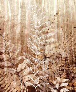 Fototapeta Les kapradinových listů