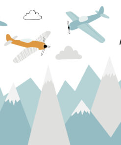 Fototapeta Letadla Přes Hory