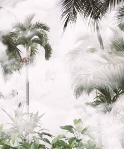 Fototapeta Palmy v mlze
