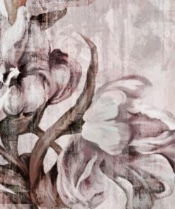 Fototapeta Květiny V Béžové A šedé