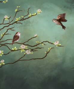 Fototapeta Ptáci na větvi