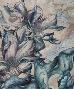 Fototapeta Květiny V Tyrkysové A Fialové