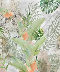 Fototapeta Listy Na Mramoru