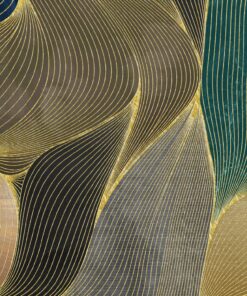 Fototapeta Zlaté abstraktní linie