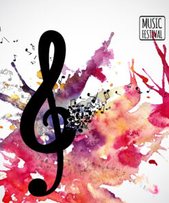 Fototapeta Houslový klíč