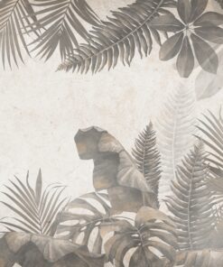 Fototapeta Exotické Listy V Mlze