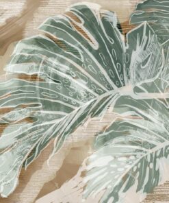 Fototapeta Monstera V Béžové