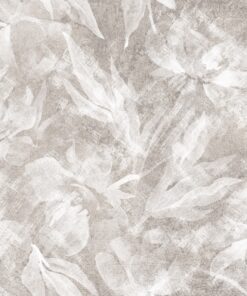 Fototapeta Květiny šedobéžové