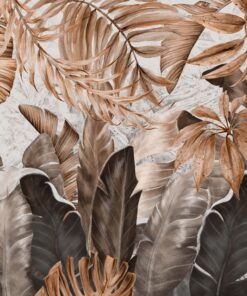 Fototapeta Bronzové tropické listy