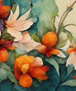 Fototapeta Akvarel květiny