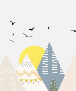 Fototapeta Pastelové hory