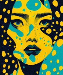 Fototapeta Abstraktní tvář