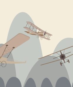 Fototapeta Letadla V Horách