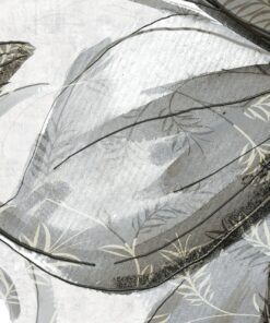 Fototapeta Květinově šedá