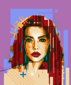 Fototapeta Tvář pop-artu