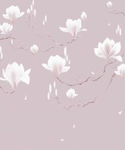 Fototapeta Bílé Lilie V Růžové