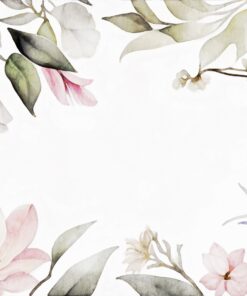 Fototapeta Květiny S Růžovým Akcentem