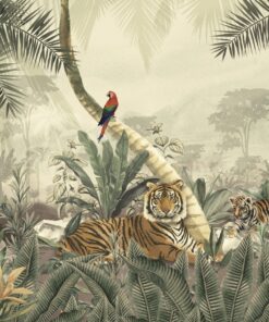 Fototapeta Tygři Na Pozadí Džungle