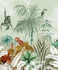Fototapeta Opičí džungle zelená