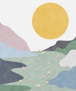 Fototapeta Pastel Glade V Horách