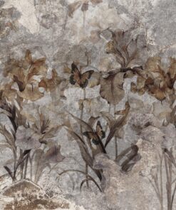 Fototapeta Květy šedohnědé