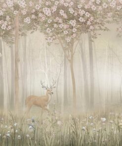 Fototapeta Jelen Na Pozadí Lesa