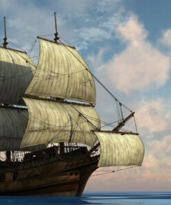 Fototapeta Loď Při Západu Slunce