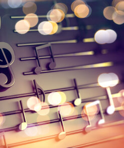 Fototapeta V záři poznámek