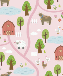 Fototapeta Jarní farma