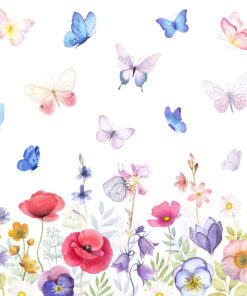 Fototapeta Motýli Nad Květinovou loukou