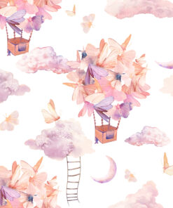 Fototapeta Motýli Uspořádáni V Balónu