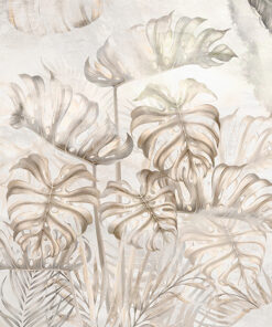 Fototapeta Listy Monstera zlacené