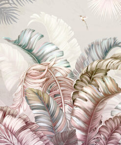 Fototapeta Listy a ptáci