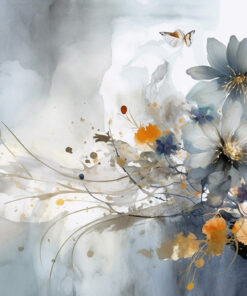 Fototapeta Květiny Ve Větru