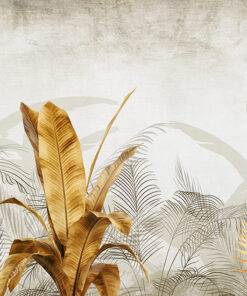 Fototapeta Zlaté banánové listy