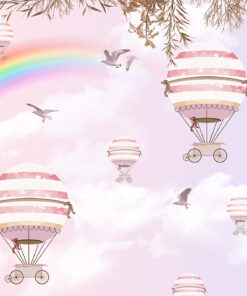 Fototapeta Balónky na duhovém pozadí