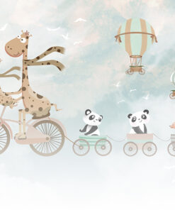 Fototapeta Žirafy na kole