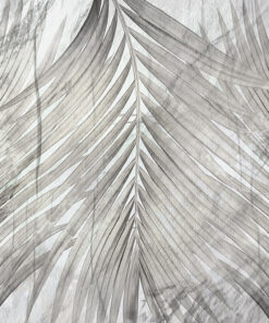 Fototapeta Listy v šedé