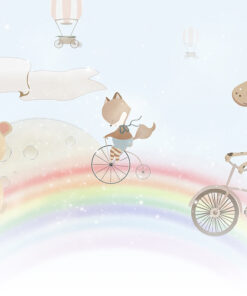 Fototapeta Zvířata na duhu