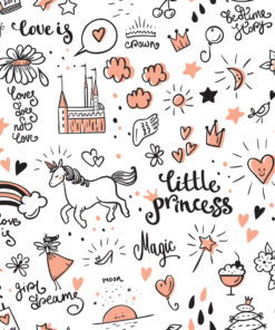 Fototapeta Princezna a jednorožec