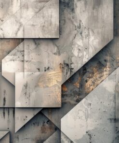 Fototapeta Geometrie bílý abstraktní beton