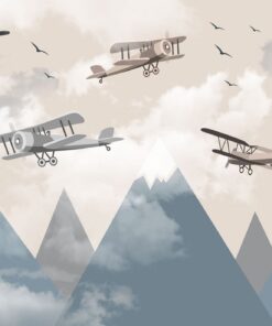 Fototapeta Let přes vrcholky hor