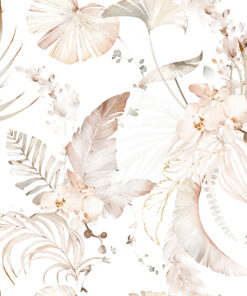 Fototapeta Listy a květiny