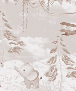 Fototapeta Zvířata V Béžové Scenérii