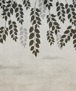 Fototapeta Visící Listy V Tmavých Barvách